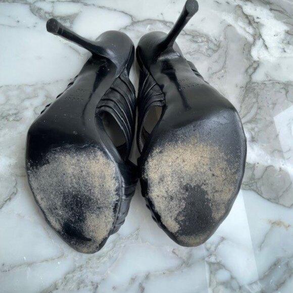 GUCCI sling back sandal heels - SZ 38 / 8 - Picture 5 of 7